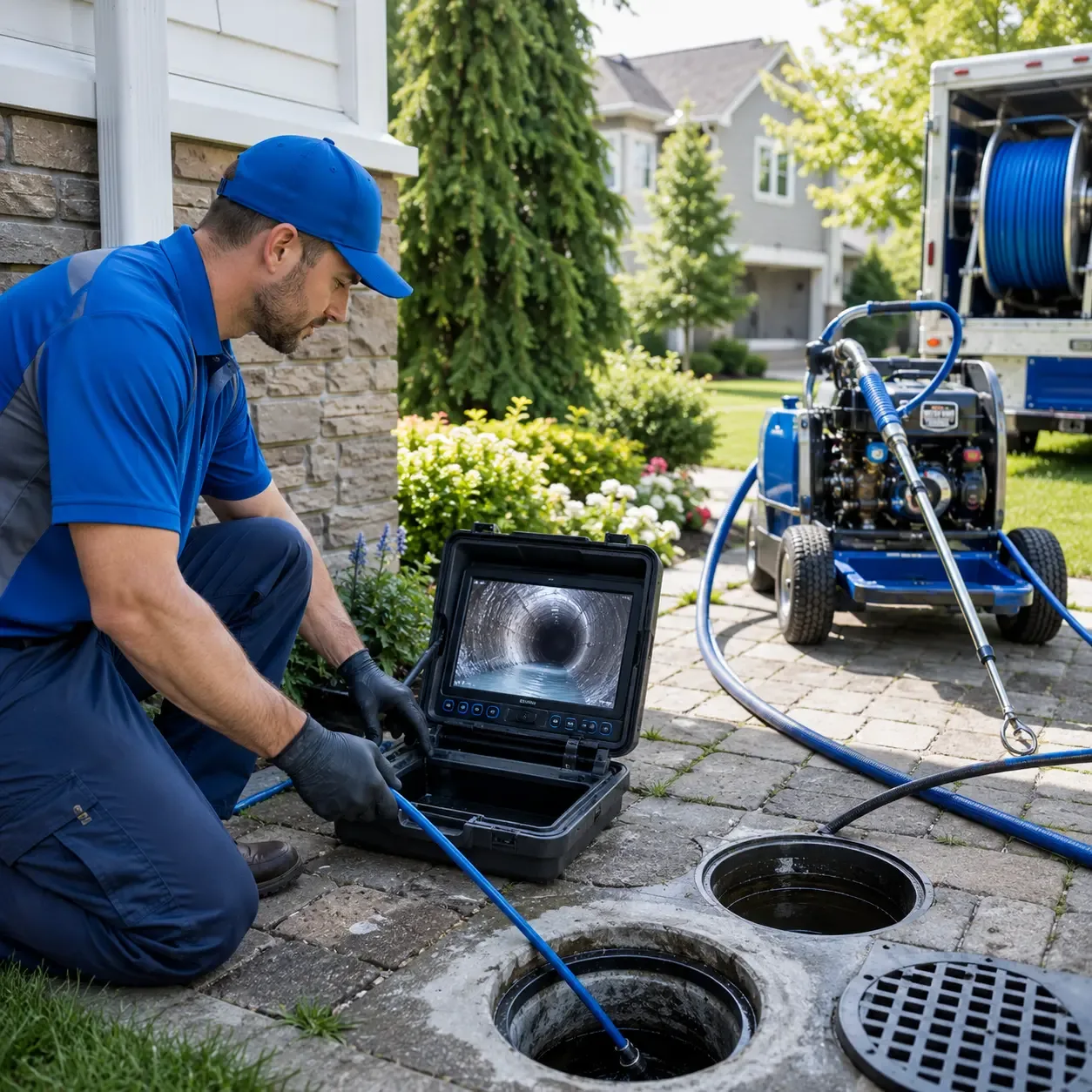 Outdoor drain cleaning professionals serving Albany, IL